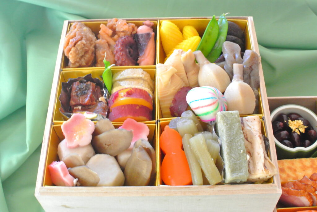 おせちの詰め方 煮物の三の重