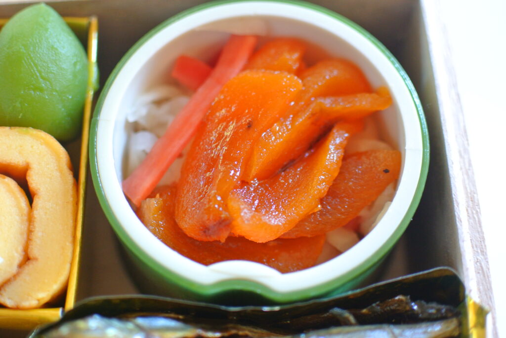 紅白柿なます おせちの酢の物