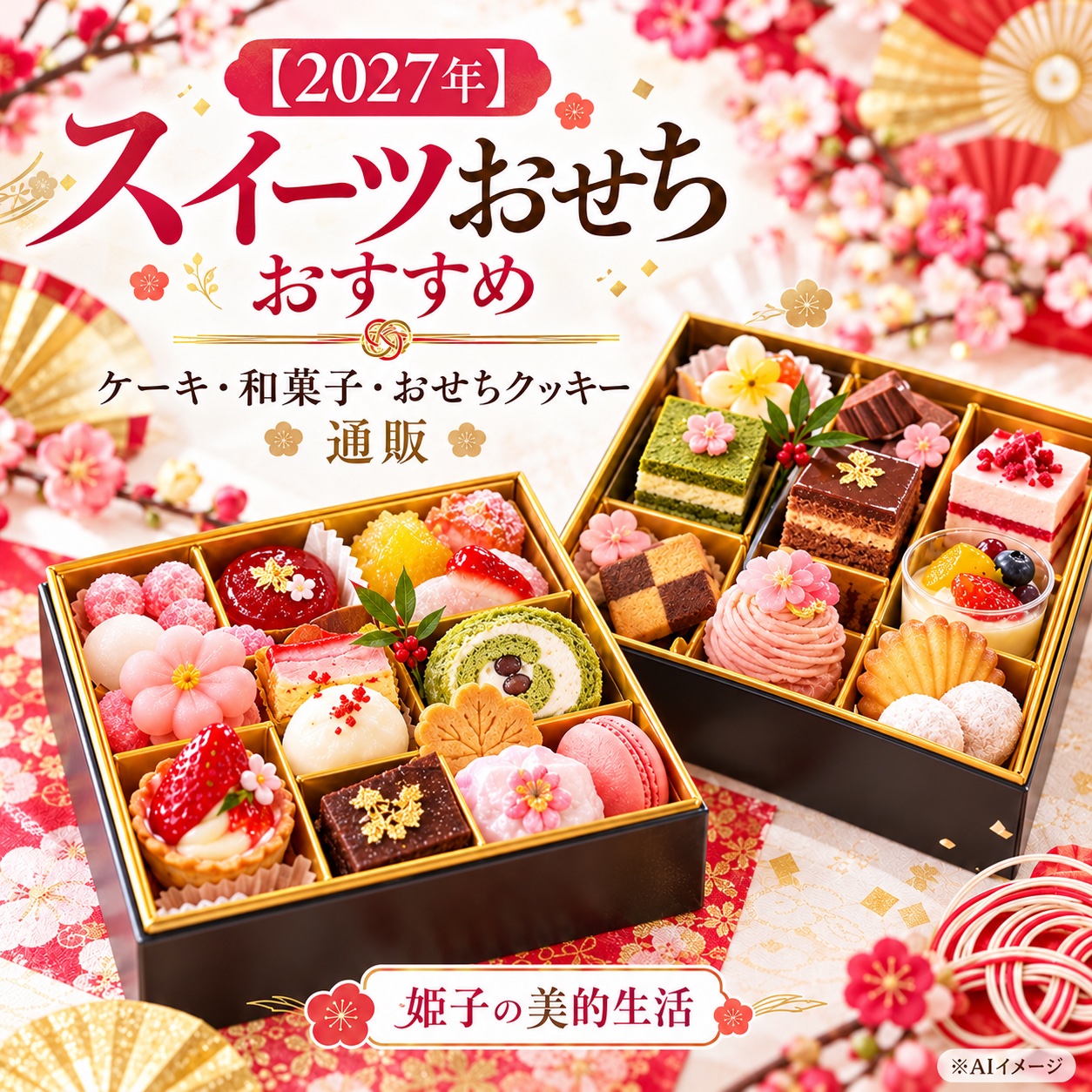 2027年 スイーツおせちおすすめ ケーキ・和菓子・おせちクッキーの通販