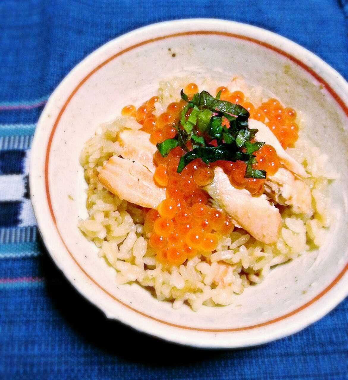 鮭といくらのご飯 いくらの醤油漬けの食べ方